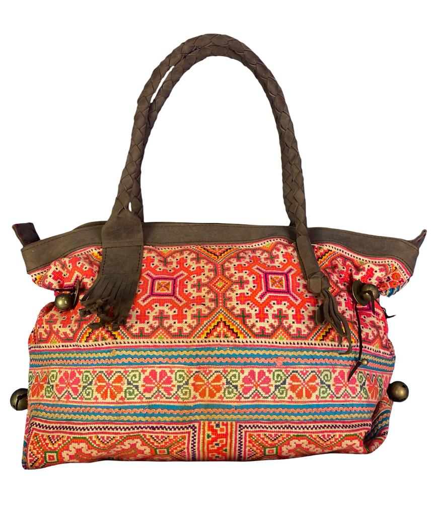 Breakfast at Tiffanys - Large Boho Shoulder Bag - Bohemian Handbag