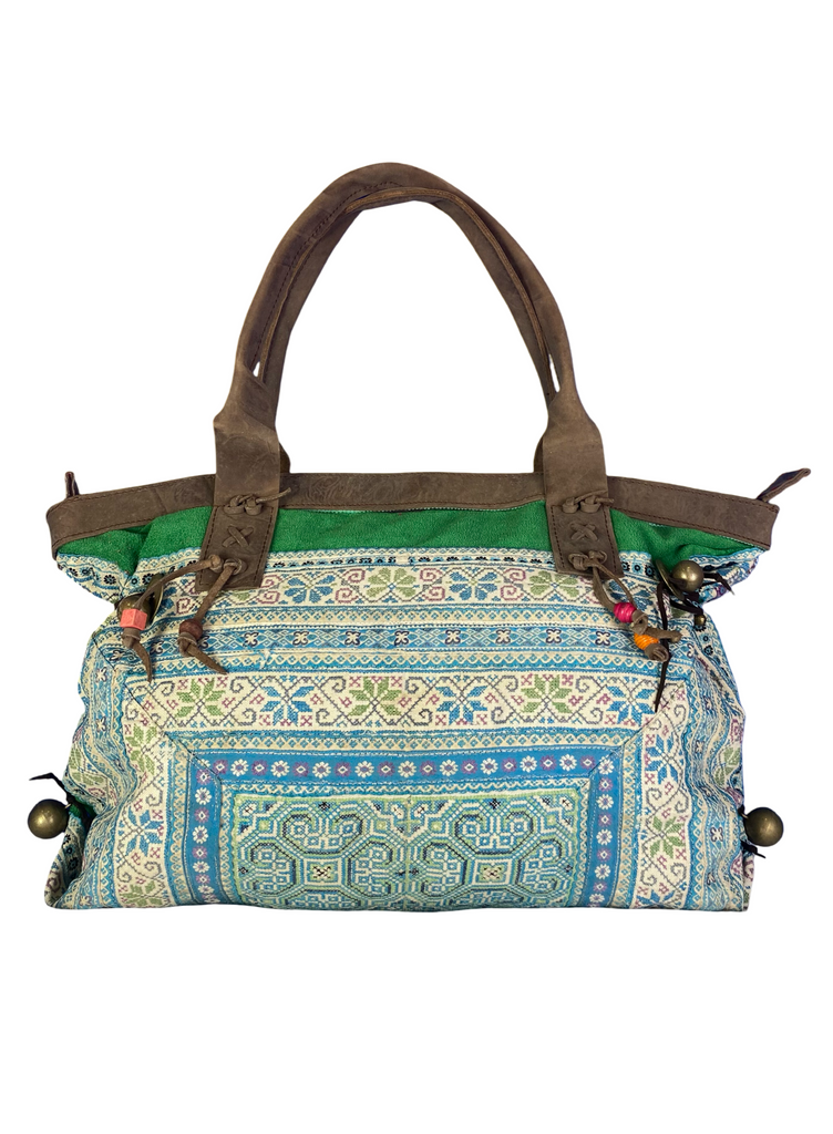 Breakfast at Tiffanys - Large Boho Shoulder Bag - Bohemian Handbag