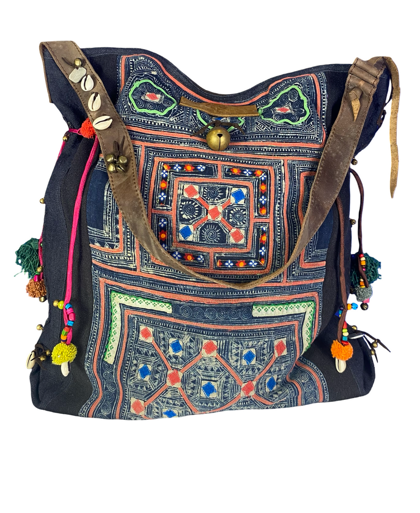 Rebel Without a Cause - Large Vintage Boho Shoulder Bag