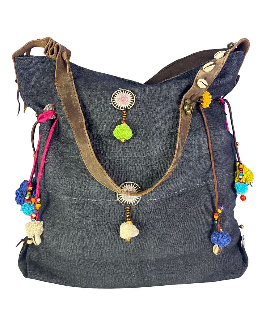 Rebel Without a Cause - Large Vintage Boho Shoulder Bag