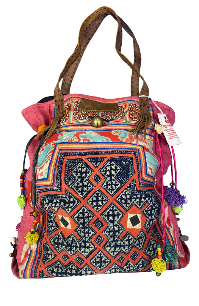 Rebel Without a Cause - Large Vintage Boho Shoulder Bag