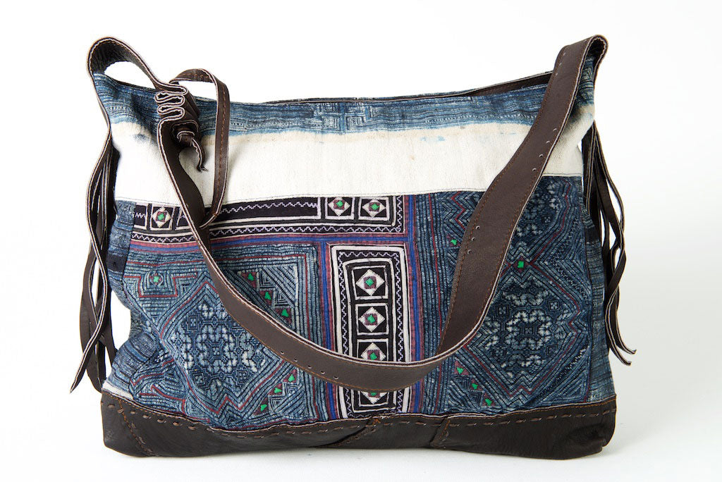 Fortune Teller - Medium. Unique Handmade Boho Handbag With Leather Fortune Teller - Medium. Unique Handmade Boho Handbag With Leather