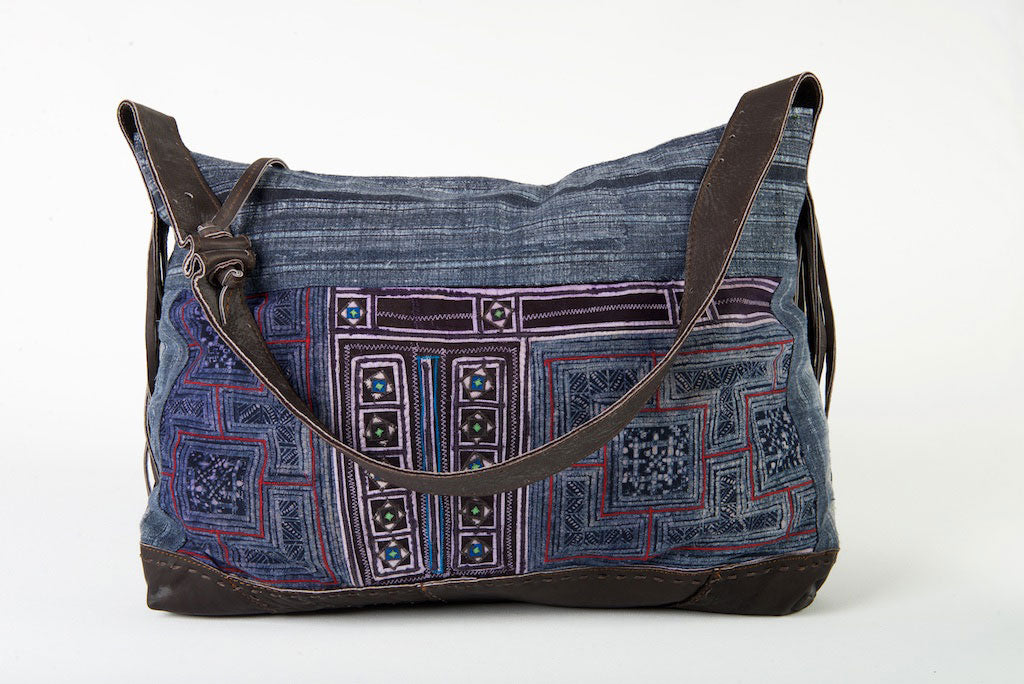 Fortune Teller - Maxi. Unique Handmade Boho Handbag With Leather Fortune Teller - Maxi. Unique Handmade Boho Handbag With Leather