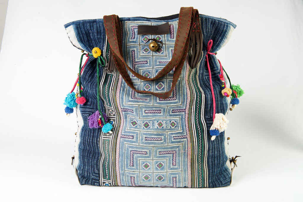 Rebel Without a Cause - Large Vintage Boho Shoulder Bag