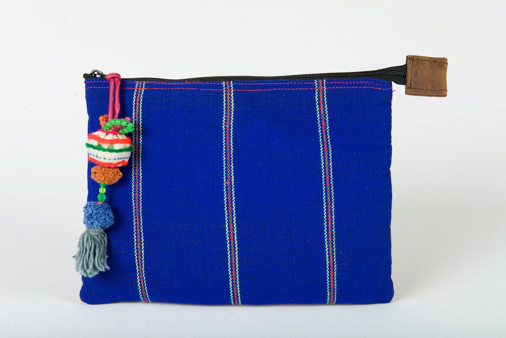 iPad Case, Bohemian in Pink and Blue One Of A Kind Made From Vintage Hmong Tribal Fabric