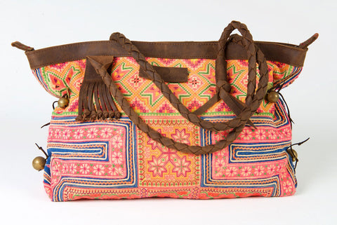 Breakfast at Tiffanys - Large Boho Shoulder Bag - Bohemian Handbag