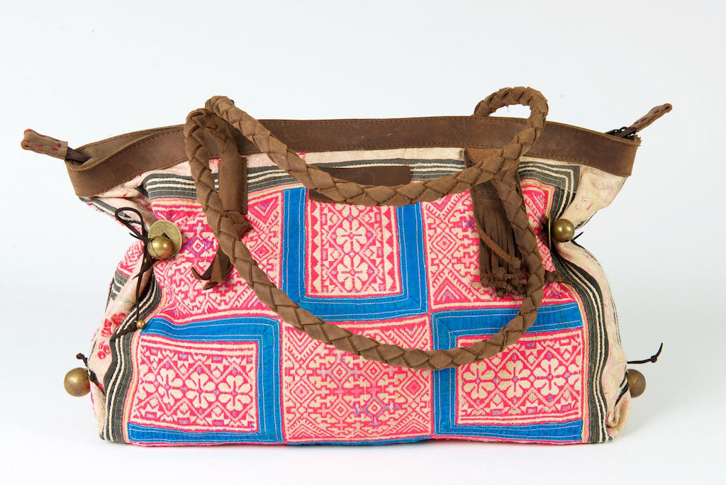 Breakfast at Tiffanys - Large Boho Shoulder Bag - Bohemian Handbag