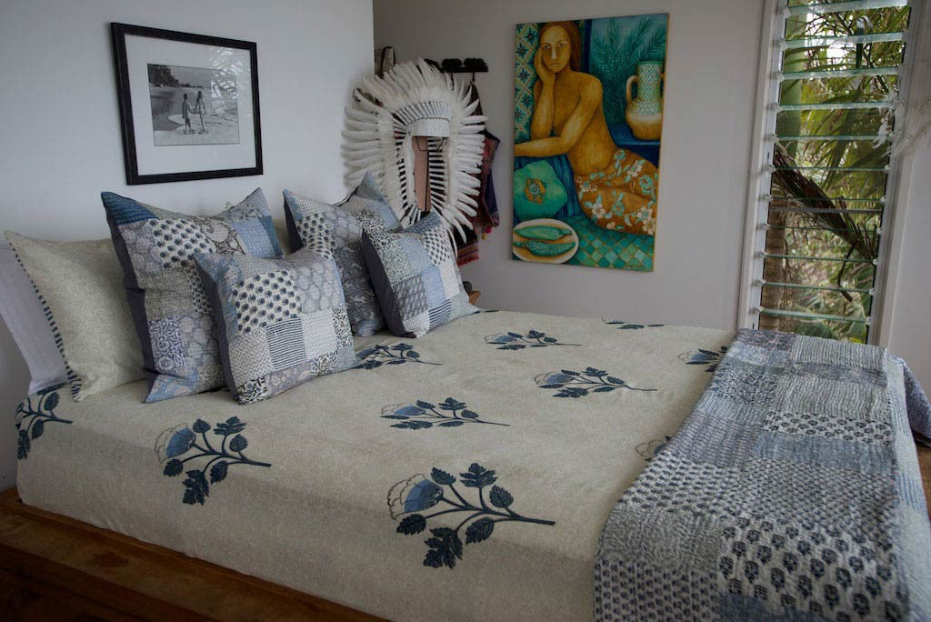 Hand Block Printed Bedspread