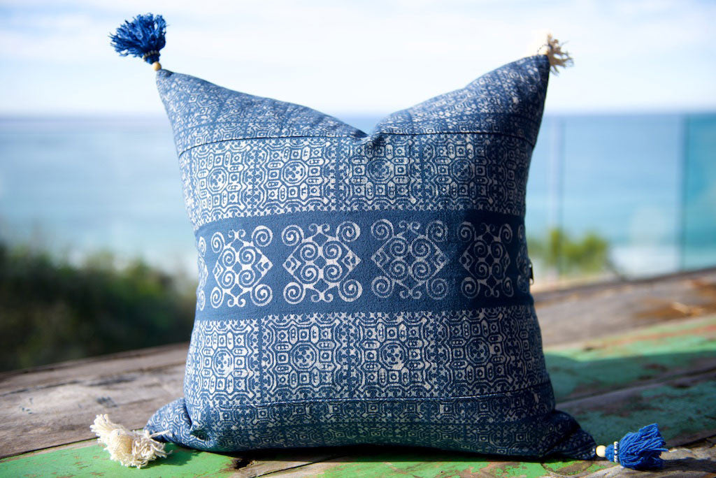 Hmong Tribal Cushion 60cm x 60cm Hmong Tribal Cushion 60cm x 60cm