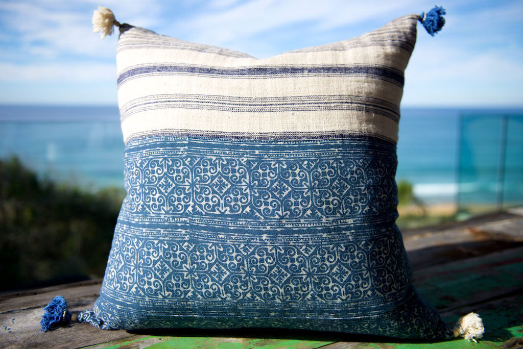 Hmong Tribal Cushion 60cm x 60cm Hmong Tribal Cushion 60cm x 60cm