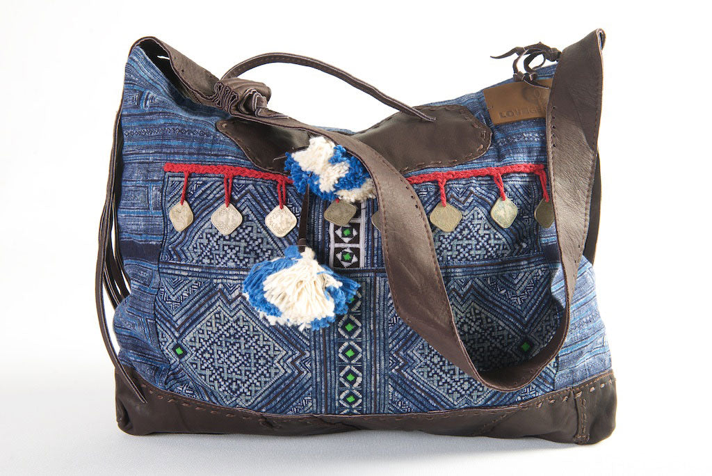 Fortune Teller - Medium, Unique Handmade Boho Handbag With Leather Fortune Teller - Medium, Unique Handmade Boho Handbag With Leather