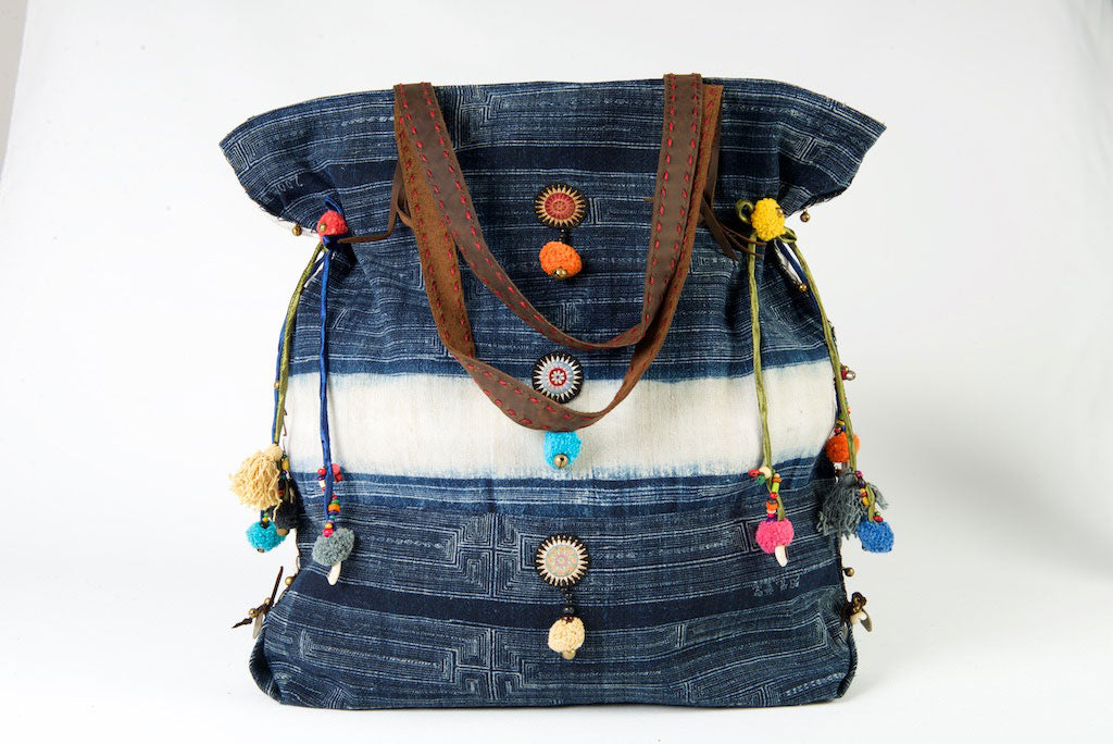 Rebel Without a Cause - Large Vintage Boho Shoulder Bag