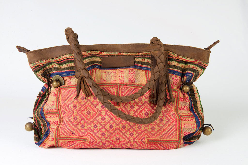 Breakfast at Tiffanys - Large Boho Shoulder Bag - Bohemian Handbag