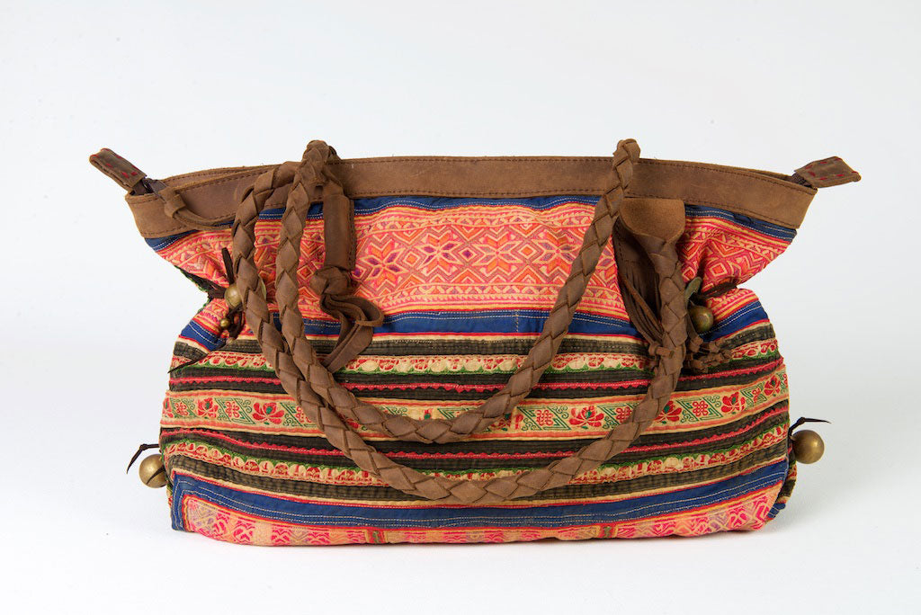 Breakfast at Tiffanys - Large Boho Shoulder Bag - Bohemian Handbag