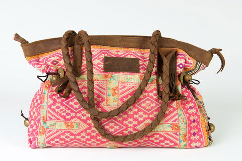 Breakfast at Tiffanys - Large Boho Shoulder Bag - Bohemian Handbag