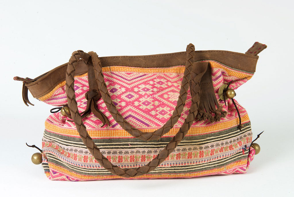 Breakfast at Tiffanys - Large Boho Shoulder Bag - Bohemian Handbag
