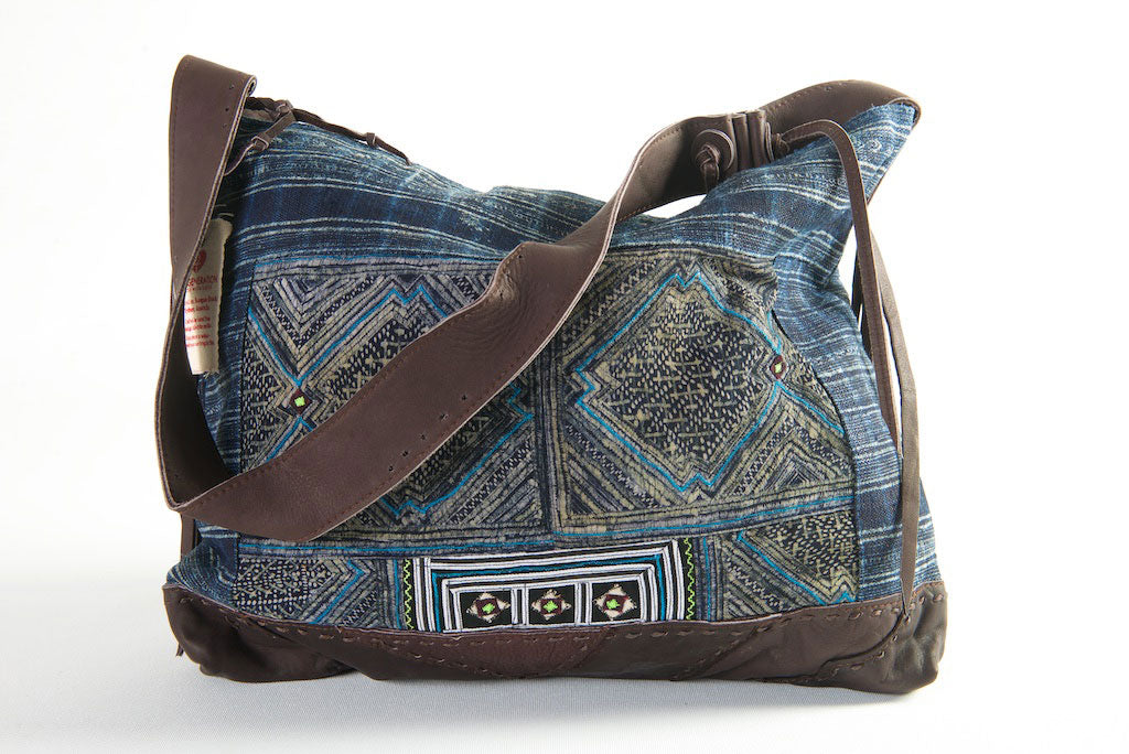 Fortune Teller - Mini, Unique Handmade Boho Handbag With Leather