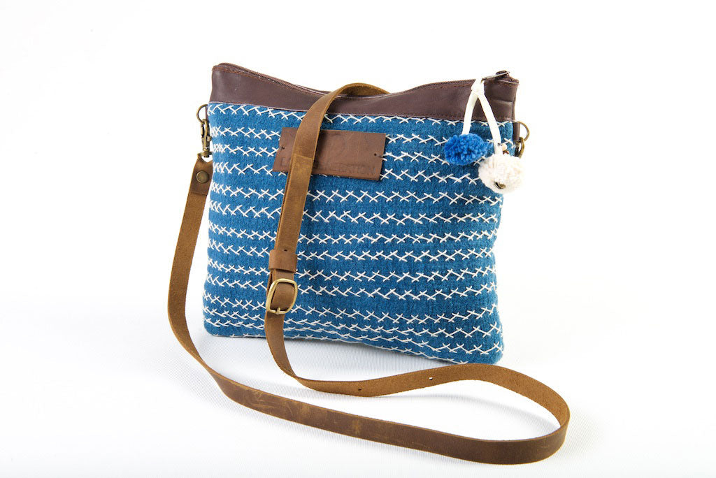 Some Like It Hotter - Hand-stitched Boho Compact Shoulder Bag