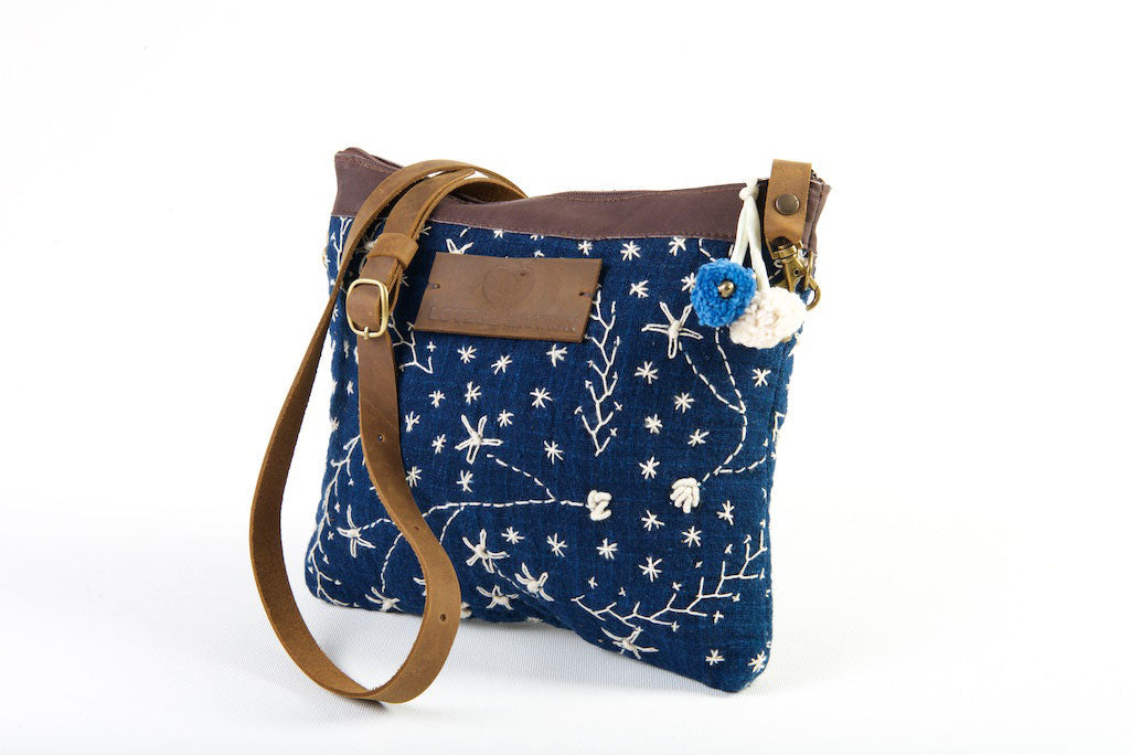 Some Like It Hotter - Hand-stitched Boho Compact Shoulder Bag